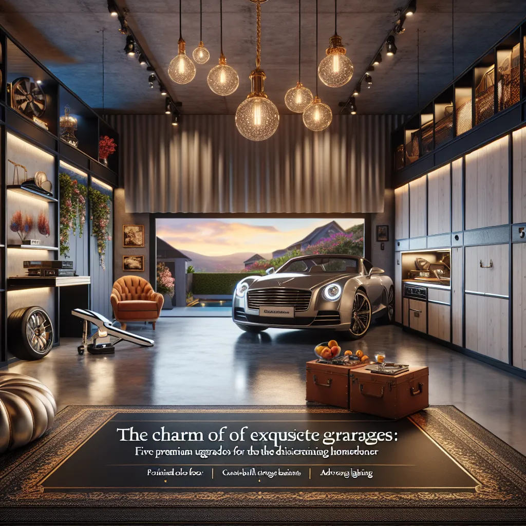 The Charm of Exquisite Garages: Five Premium Upgrades for the Discerning Homeowner