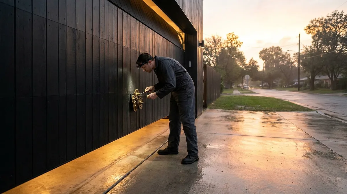 Elegance in Motion: Repairing a Garage That Operates Like a Fine Mechanism