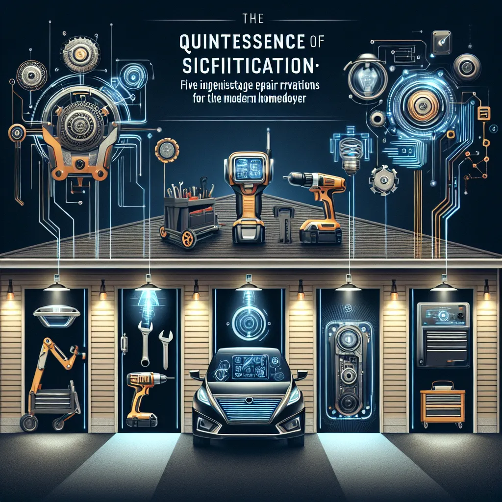 The Quintessence of Sophistication: Five Ingenious Garage Repair Innovations for the Modern Homeowner