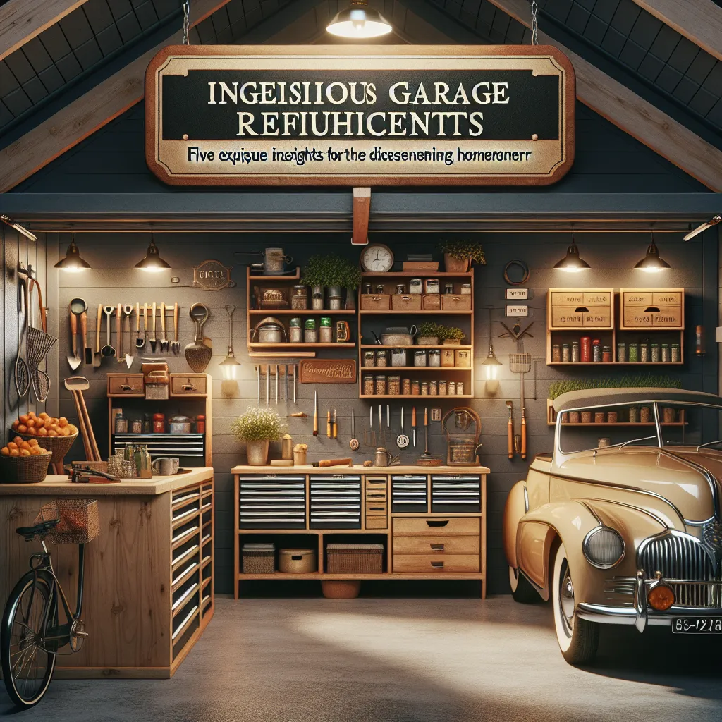Ingenious Garage Refinements: Five Exquisite Insights for the Discerning Homeowner