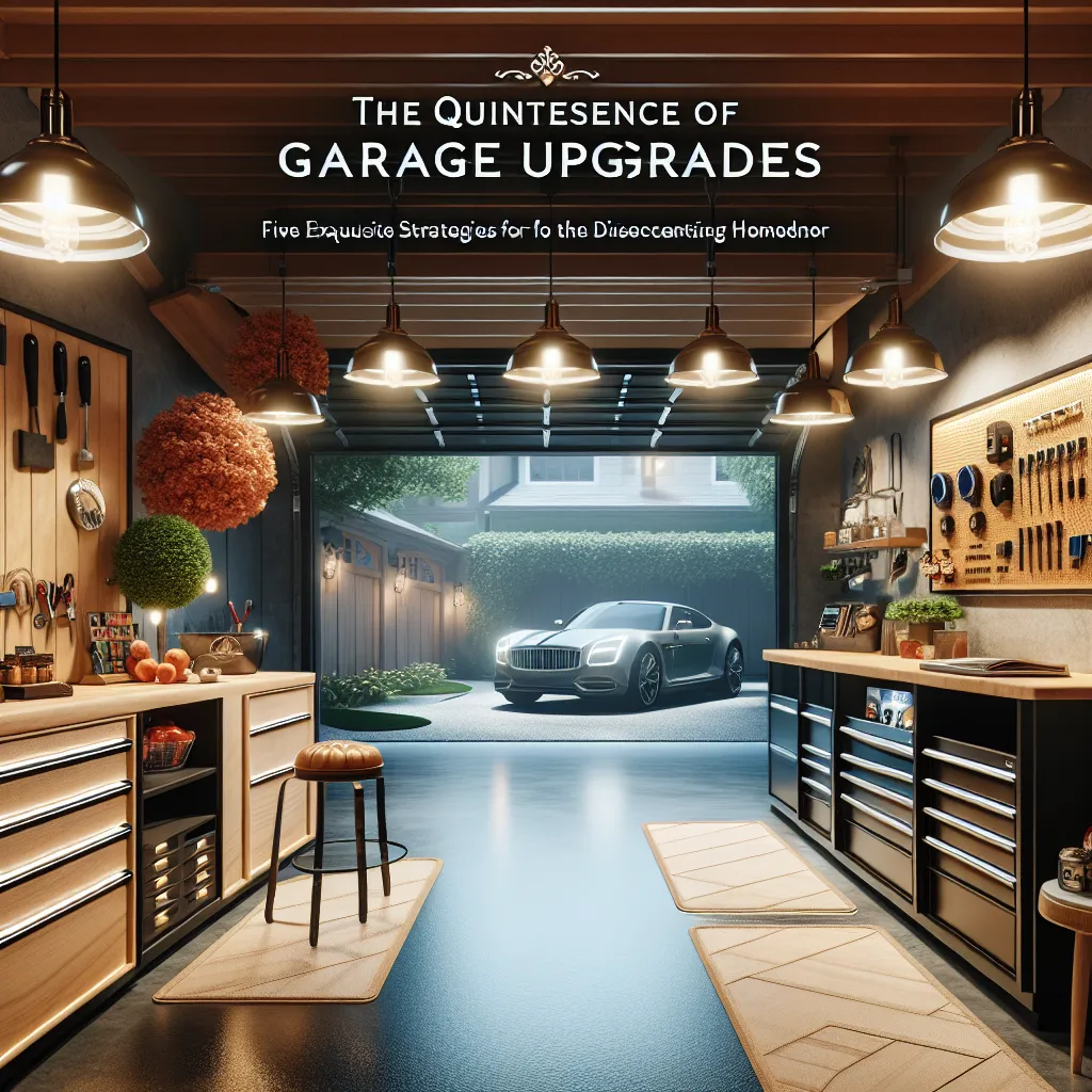 The Quintessence of Garage Upgrades: Five Exquisite Strategies for the Discerning Homeowner