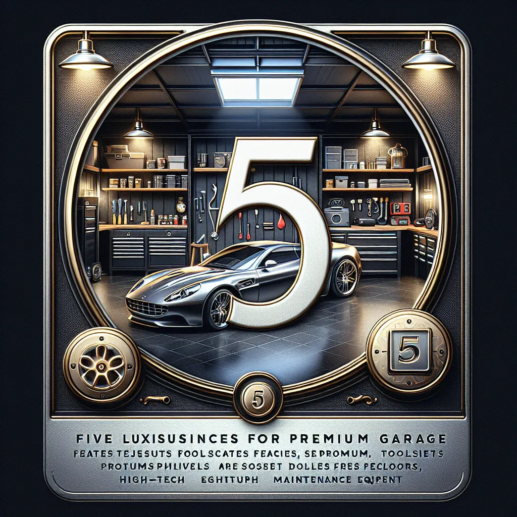 Elevate Your Garage: Five Luxurious Insights for Premium Maintenance