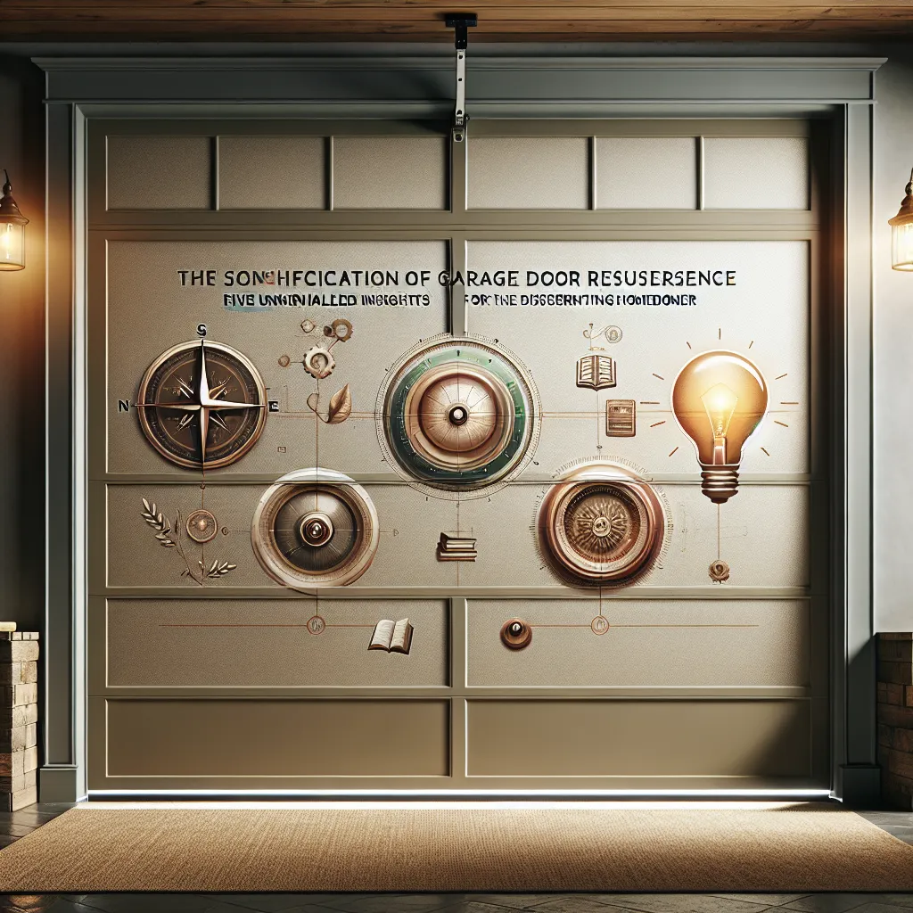 The Sophistication of Garage Door Resurgence: Five Unrivaled Insights for the Discerning Homeowner