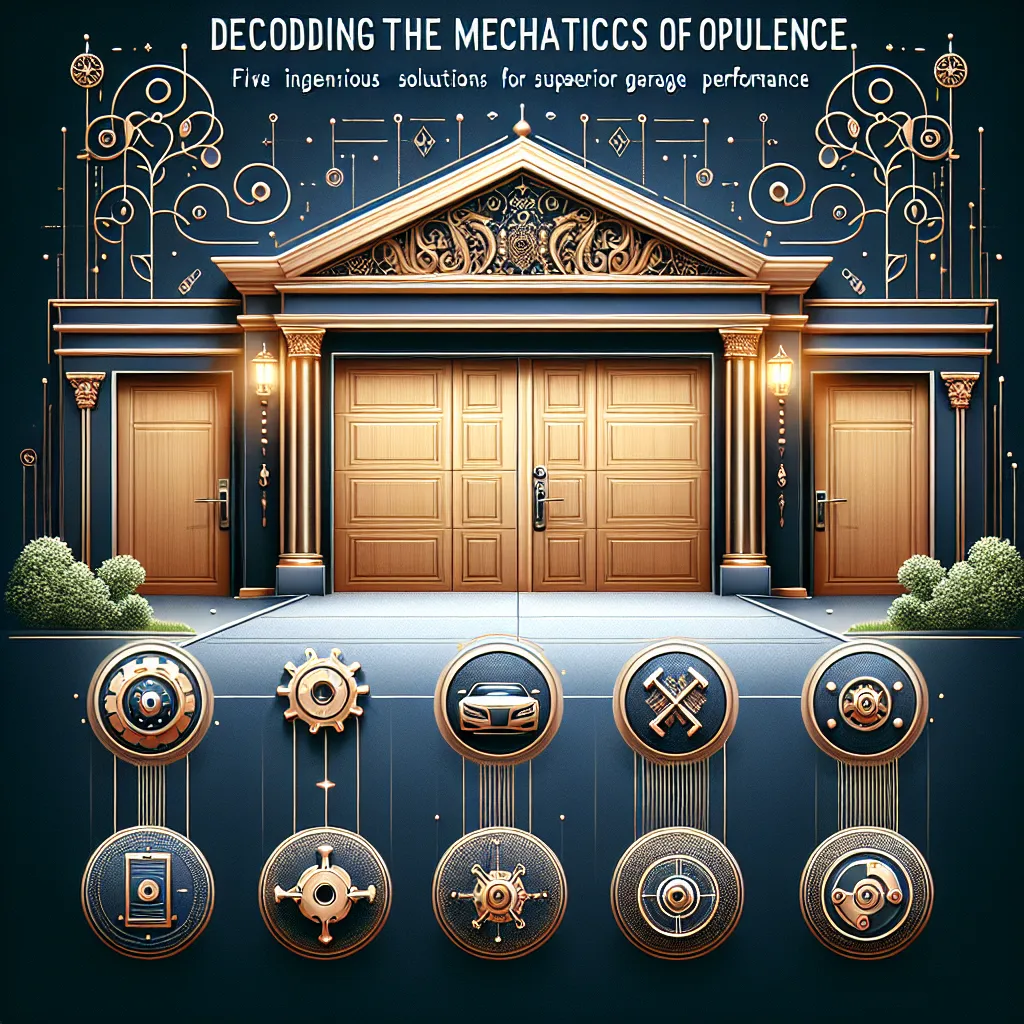 Decoding the Mechanics of Opulence: Five Ingenious Solutions for Superior Garage Door Performance