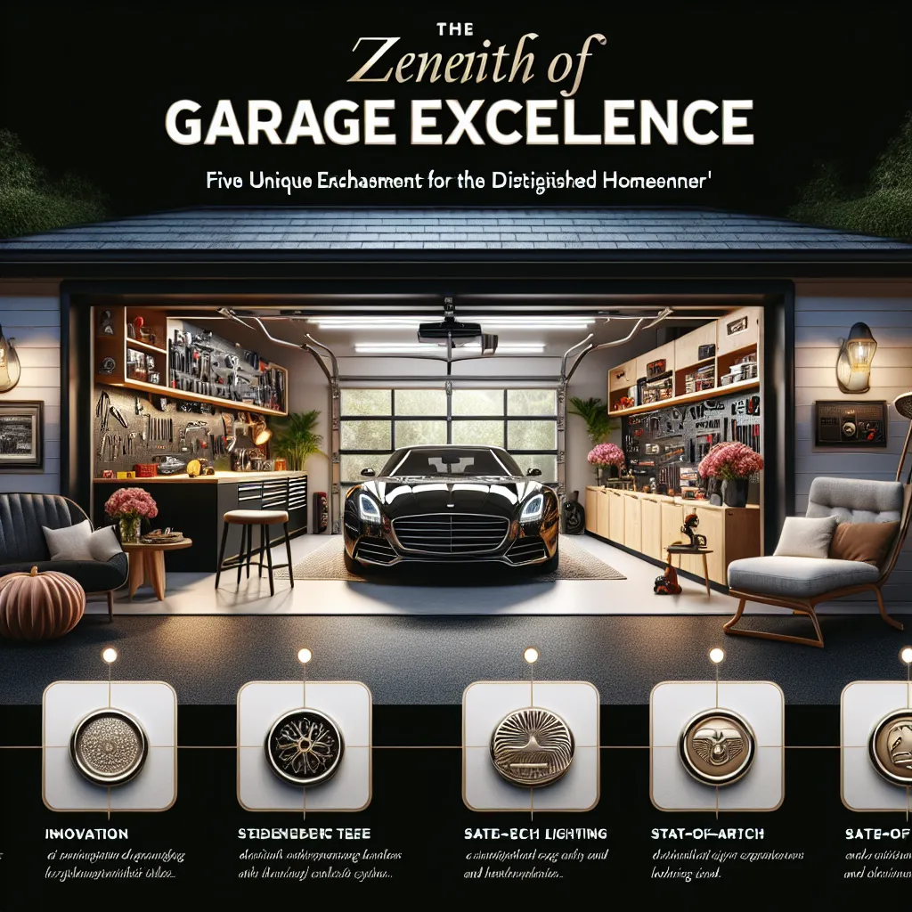The Zenith of Garage Excellence: Five Unique Enhancements for the Distinguished Homeowner