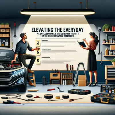 Elevating the Everyday: Five Exceptional Garage Repair Insights for the Discerning Homeowner