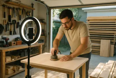 When Woodworking Goes Viral, Your Garage Becomes a Craftsperson’s Studio