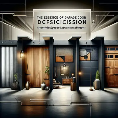 The Essence of Garage Door Sophistication: Five Unveiled Insights for the Discerning Homeowner