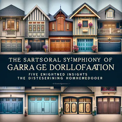 The Sartorial Symphony of Garage Door Glorification: Five Enlightened Insights for the Discerning Homeowner